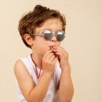 Kietla γυαλιά ηλίου Ourson 2-4 ετών Silver Blue Kietla γυαλιά ηλίου Ourson 2-4 ετών Silver Blue