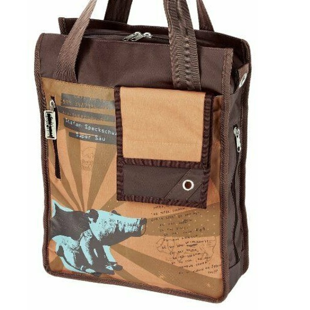 Shopper-Tasche cognac.Beasts