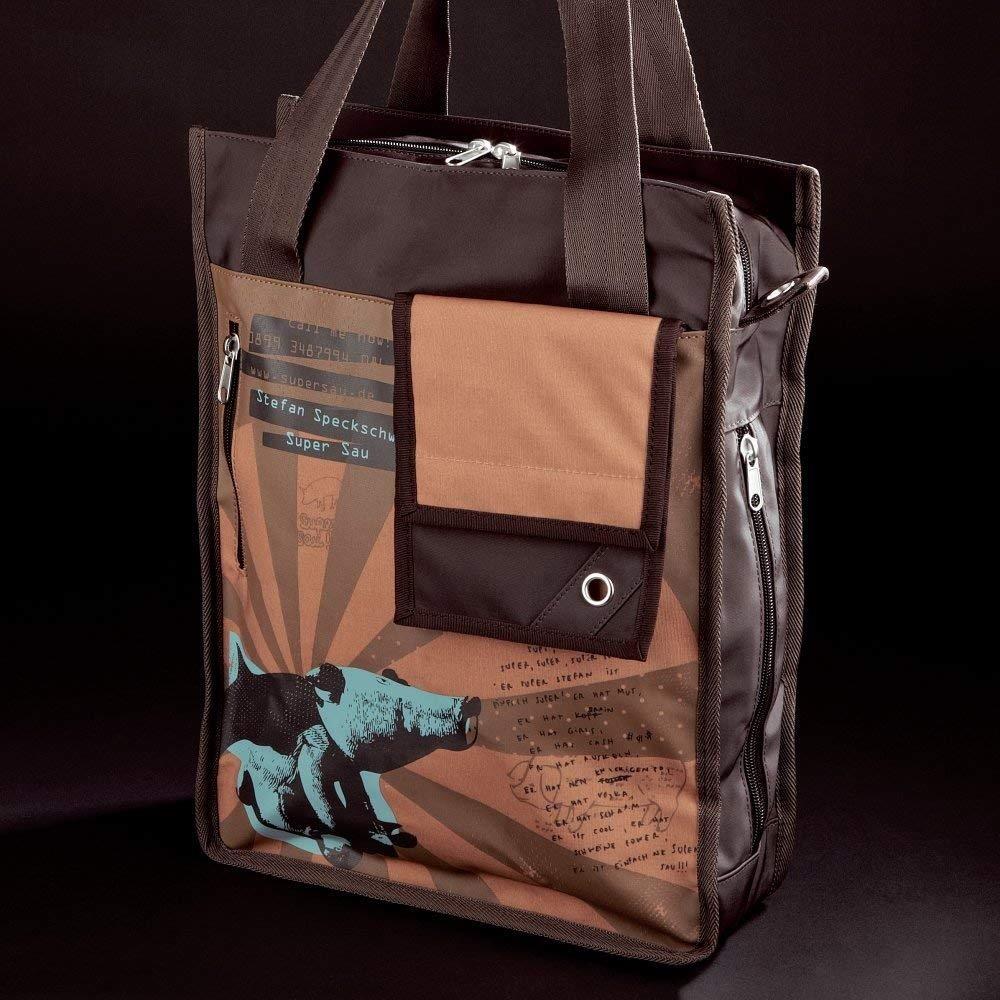Shopper-Tasche cognac.Beasts