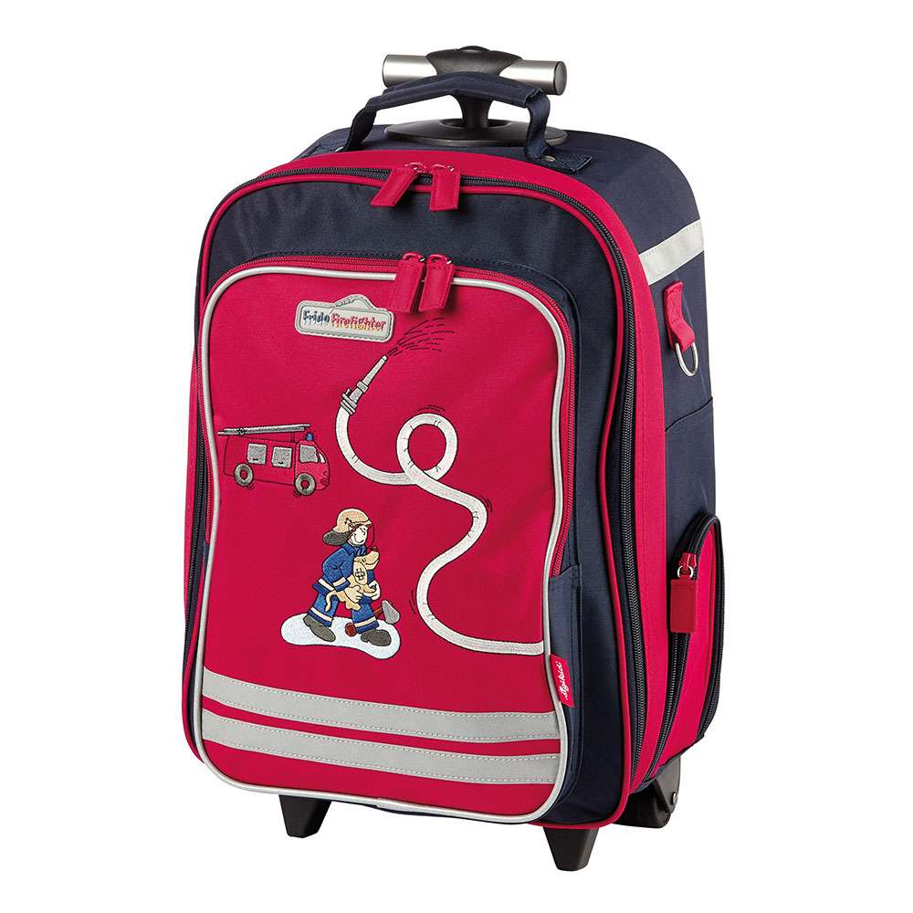 Sigikid Suitcase with wheels, Frido Firefighter