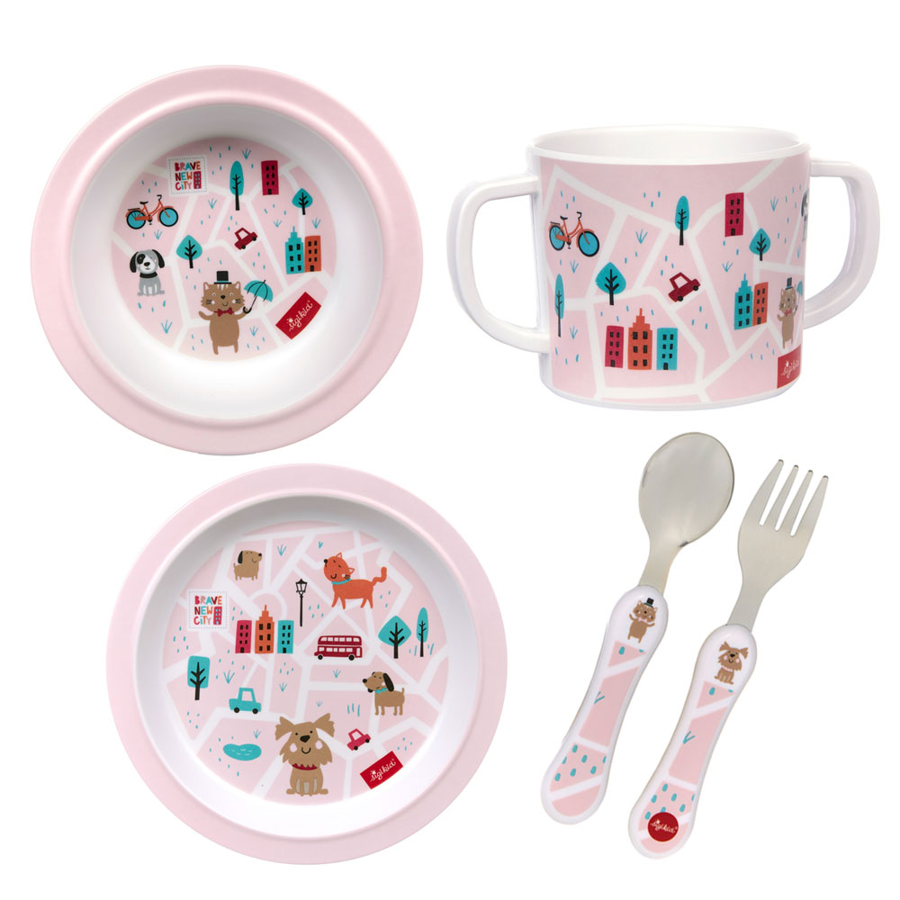 Sigikid Melamin set pink