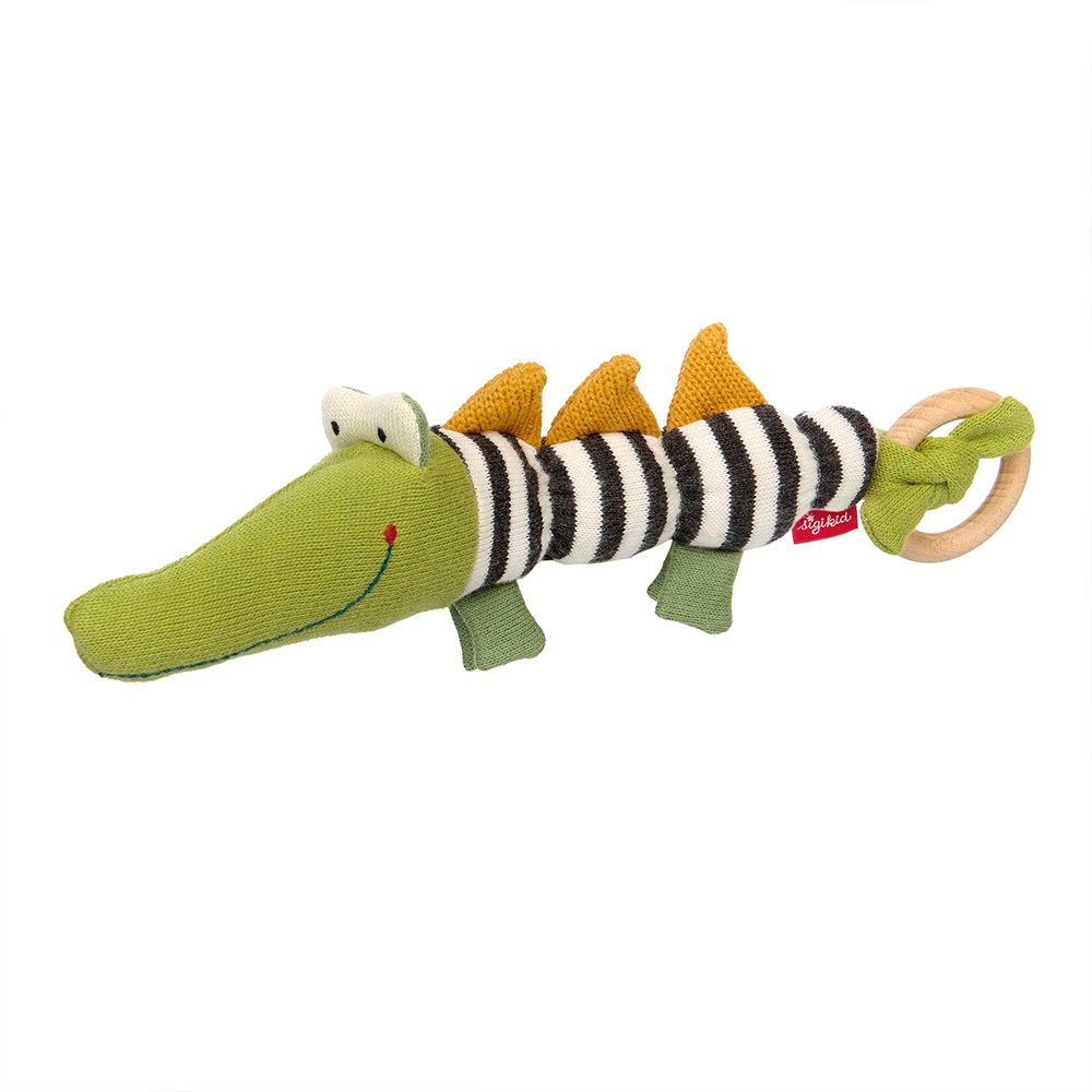 Sigikid Grasp toy crocodile knitted