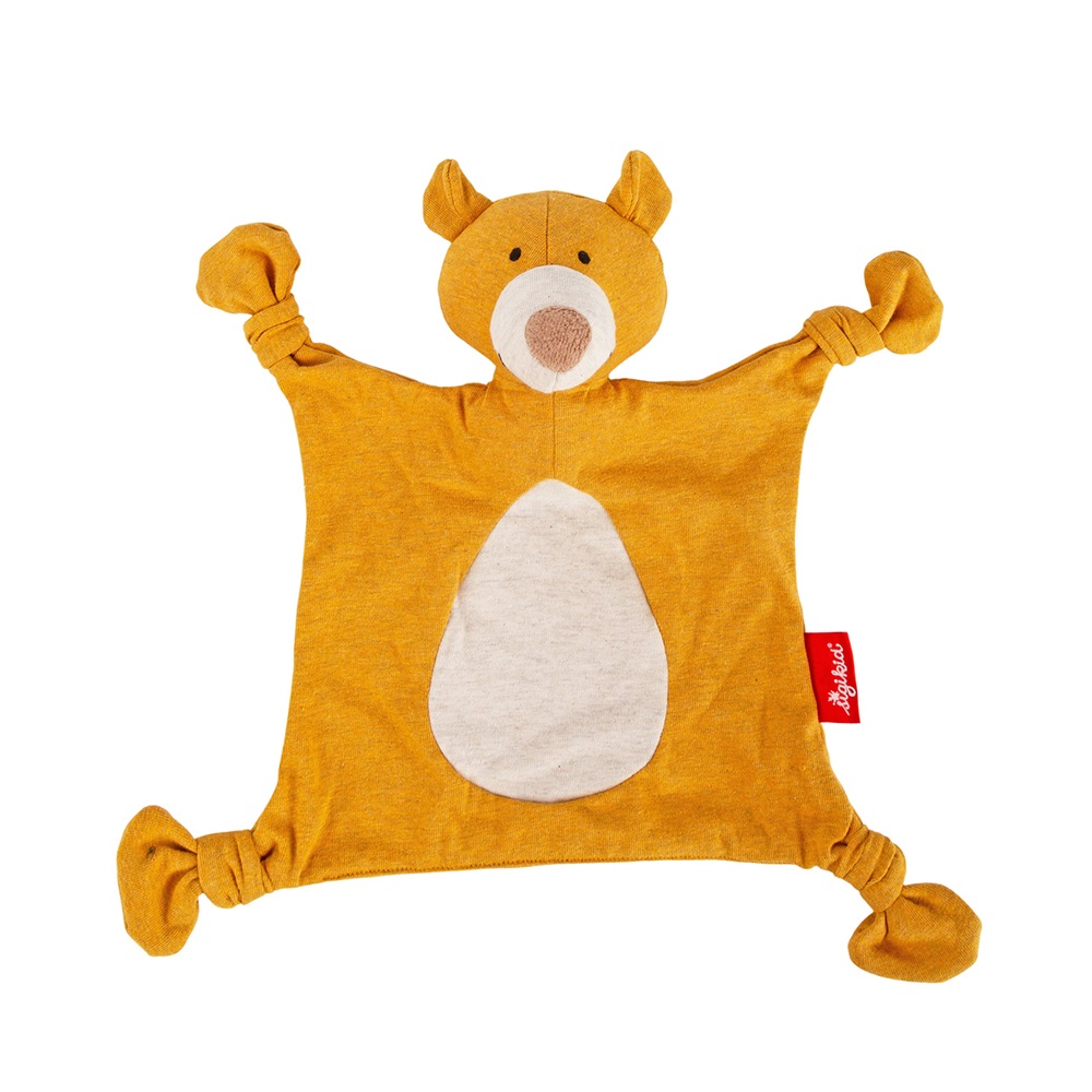 Sigikid Comforter bear, Yellow