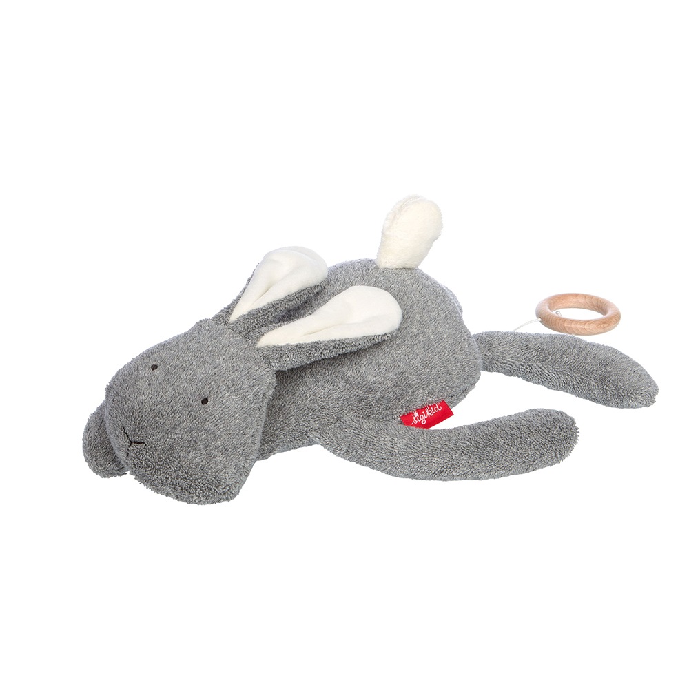 Sigikid Mommy musical rabbit grey, Yellow