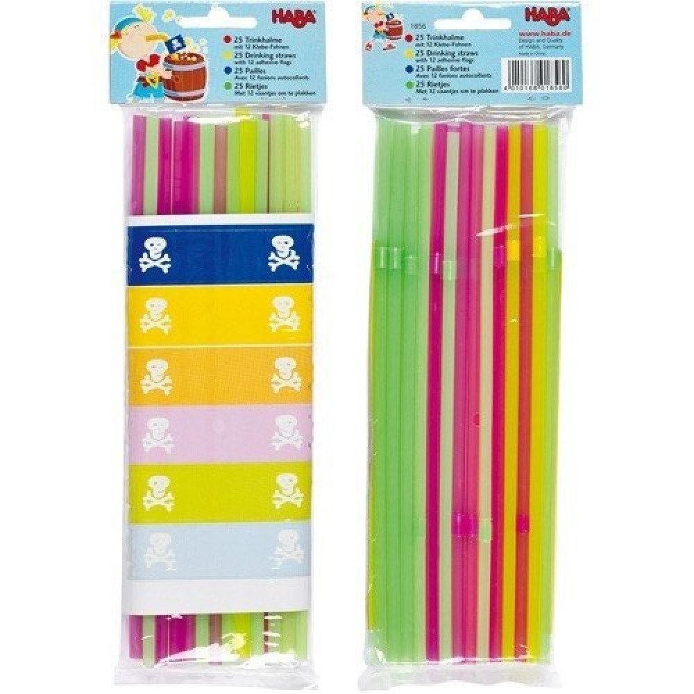 Pirate Party Drinking straws