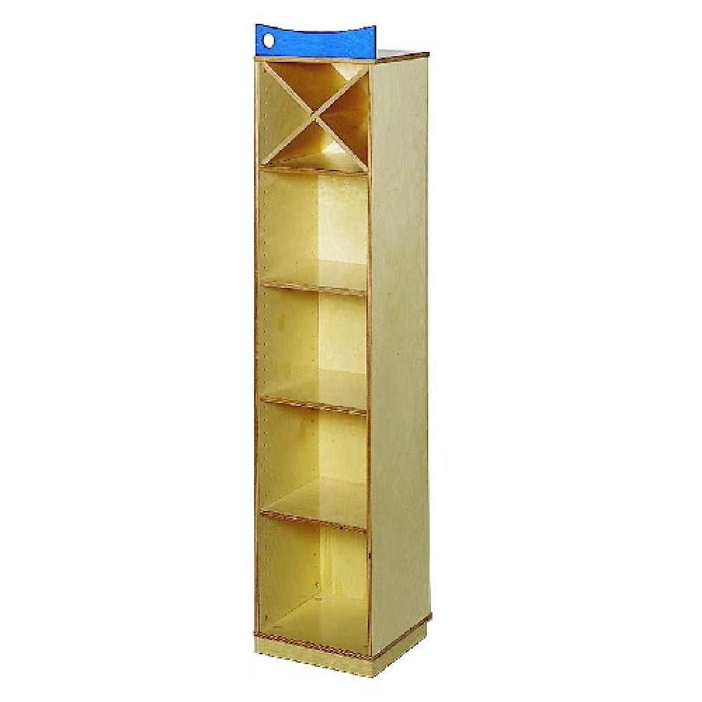 SHELFUNIT NARROW_ 4SHELVES