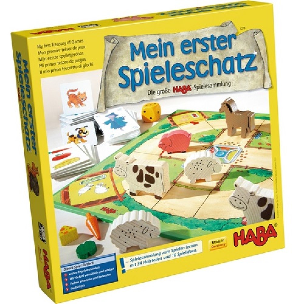 Haba board game My first Treasury of Games