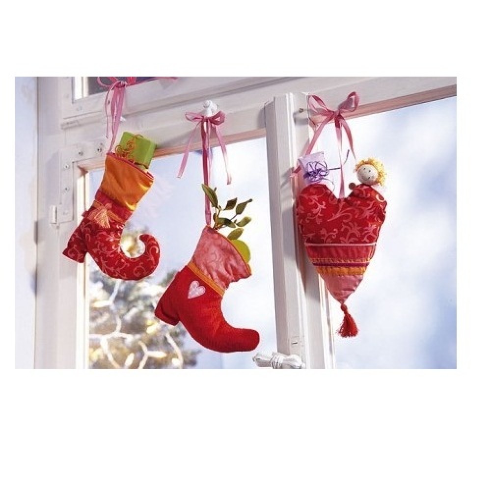 Fabric pendants Frolicking Angels