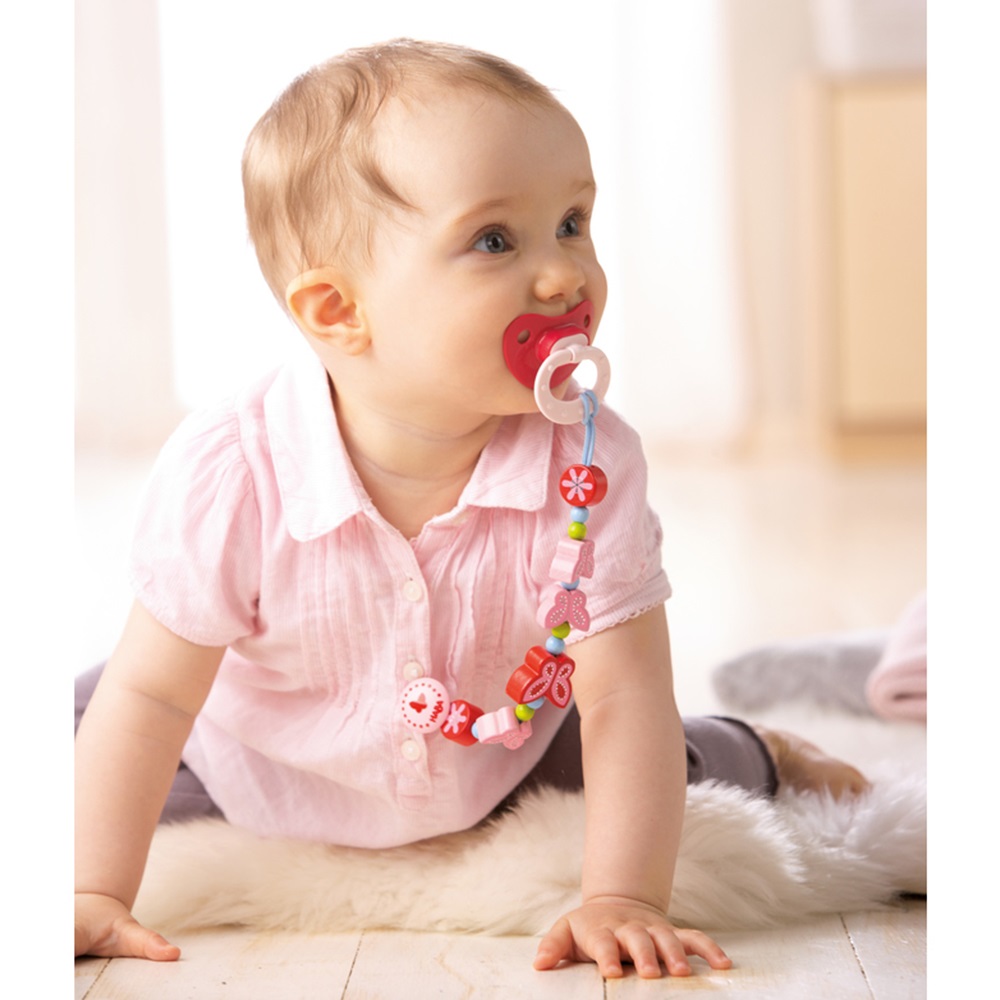 Haba Pacifier chain Enchanted Butterflies