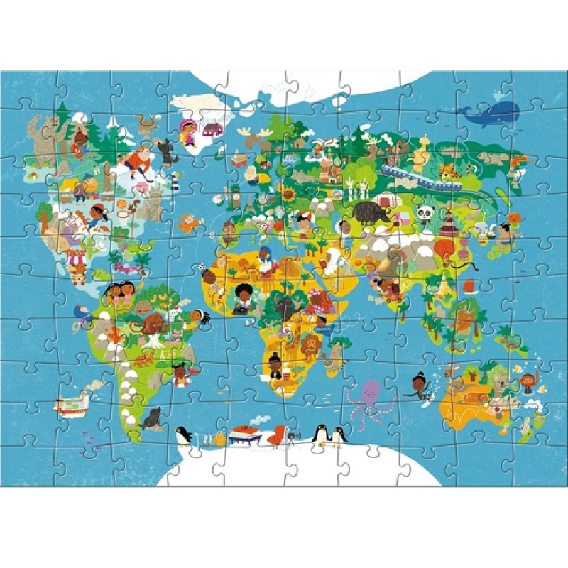 Haba Παζλ ΄Παγκόσμιος χάρτης