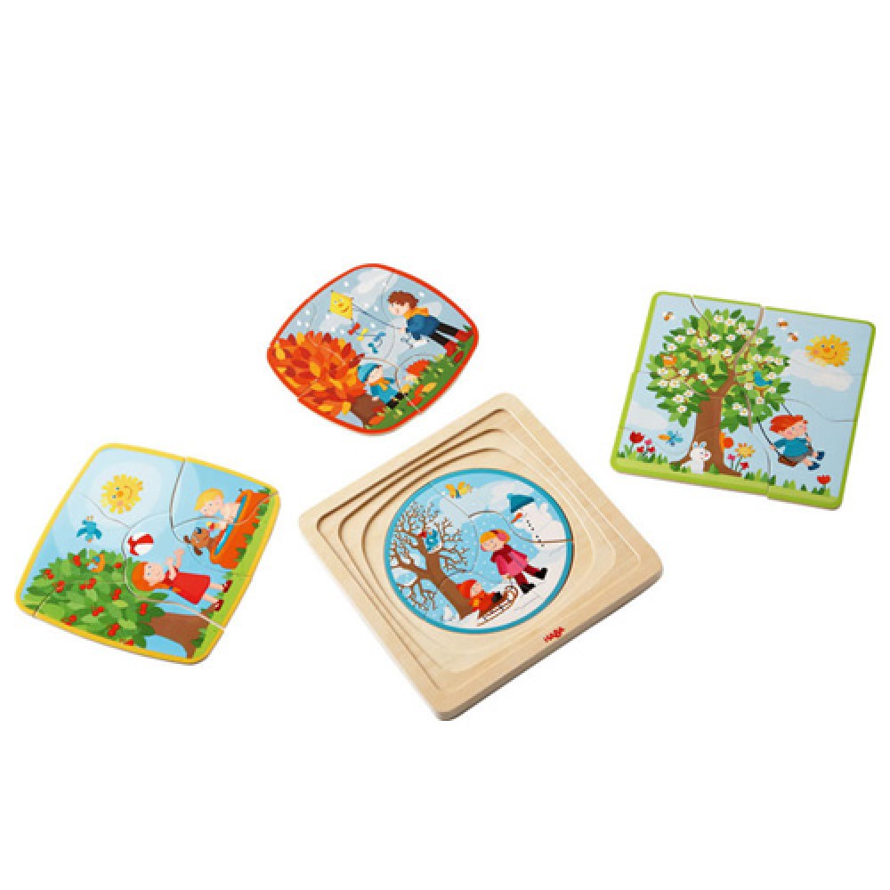 Haba Wooden puzzle My time of year