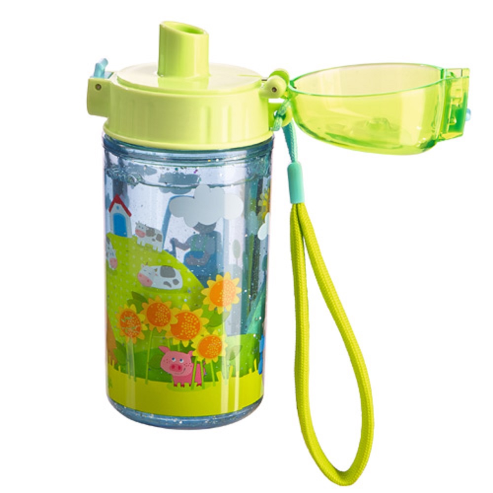 Haba Glitter Water bottle 250 ml Tractor