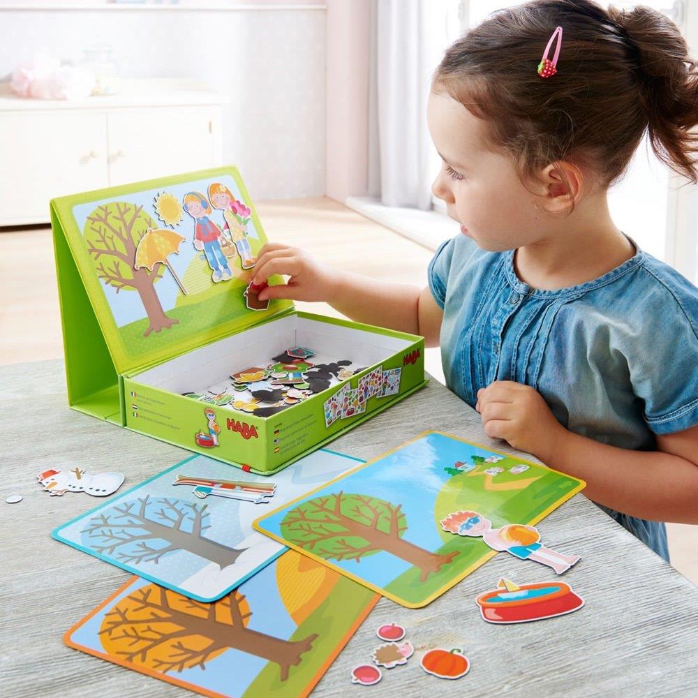 Haba Magnetic game box The Seasons