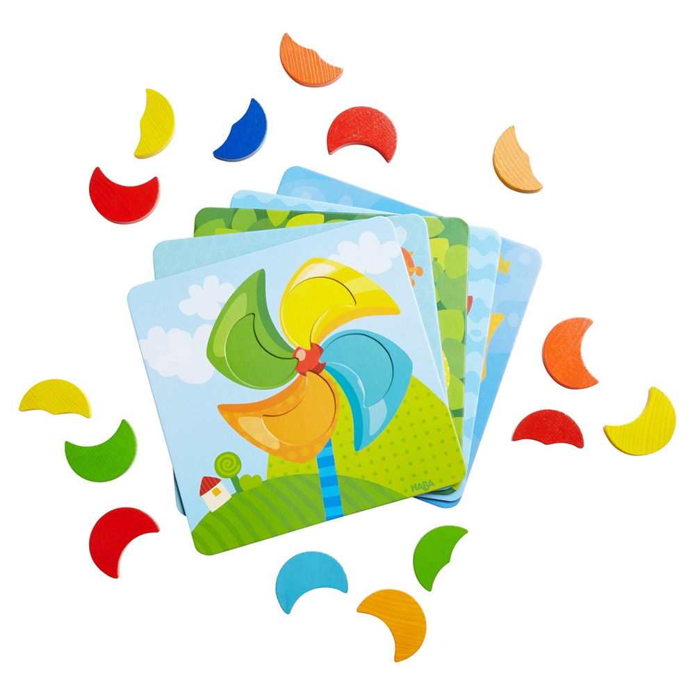 Haba Matching Game Rainbow moons
