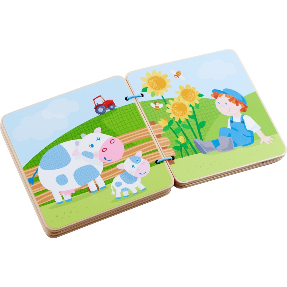 Haba Wooden Baby book Tractor