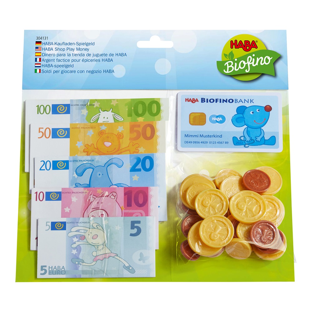 Haba Shop Play Money