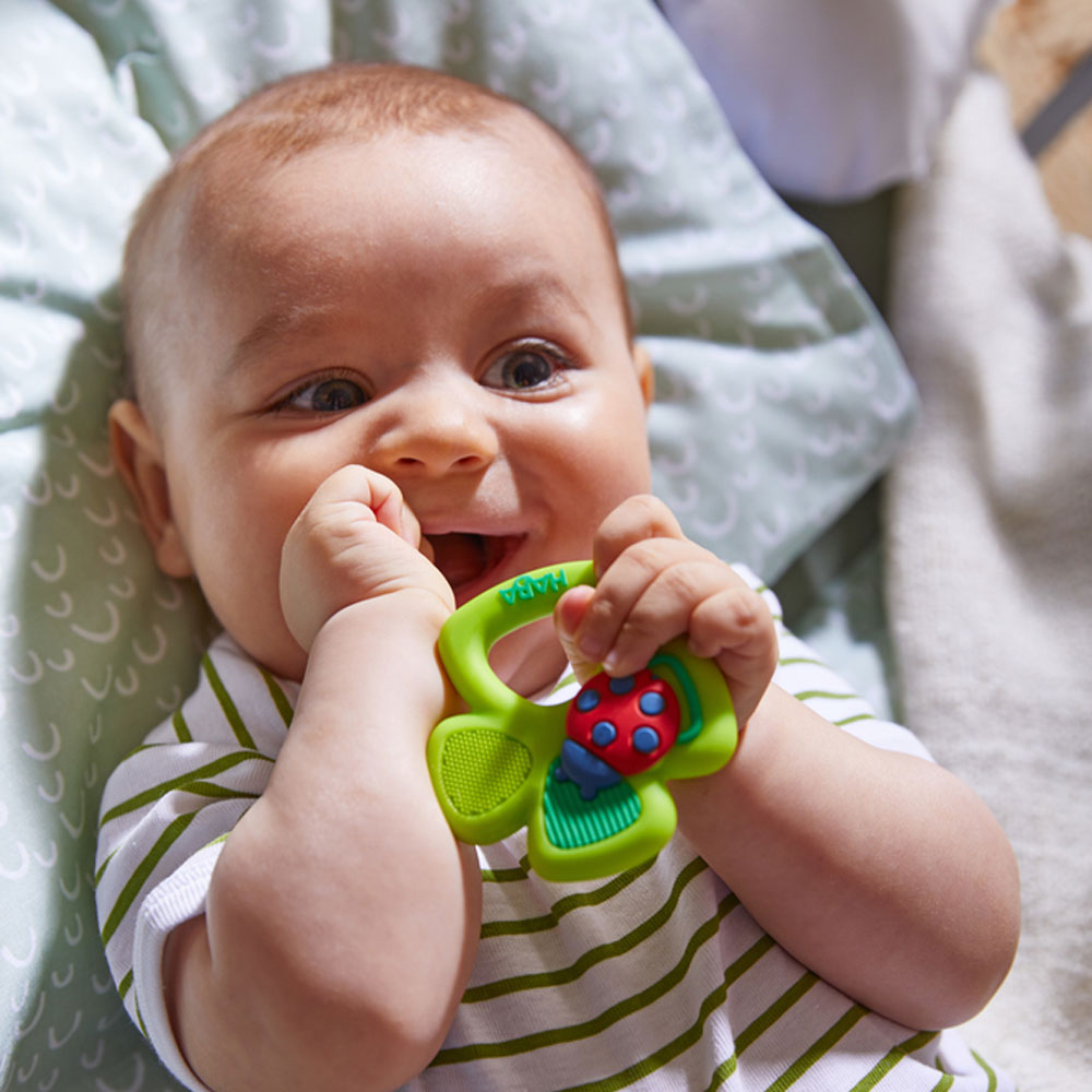 Haba Clutching toy Lucky Shamrock