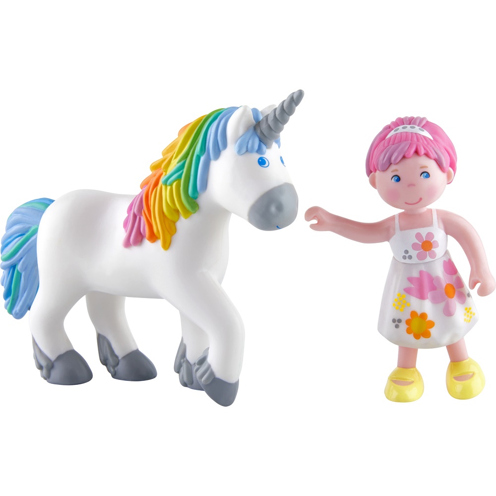Haba Little Friends - Amira and Unicorn Ruby Rainbow