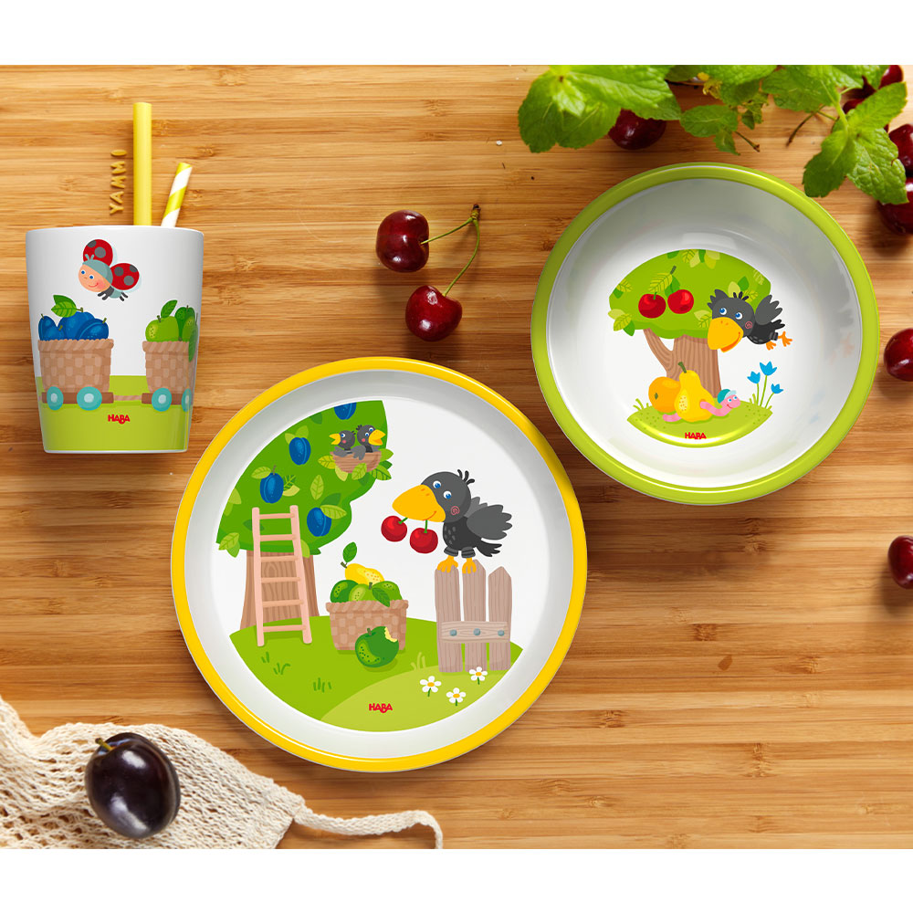 Haba Melamine Tableware Gift Set Orchard
