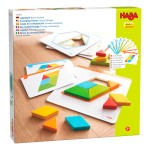 Haba σφηνώματα - παζλ με ξύλινα τουβλάκια & καρτέλες Χρώματα - Σχήματα