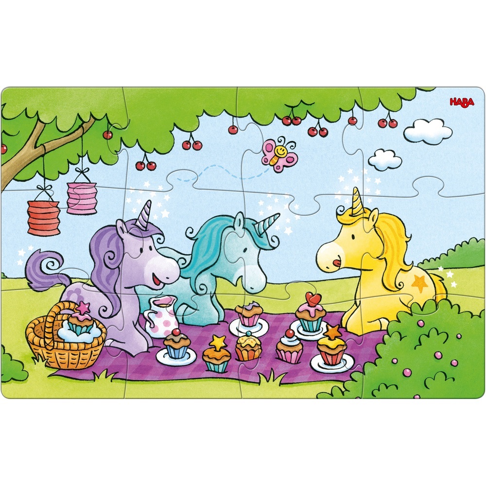 Haba Puzzles Unicorn Glitterluck - Rosalie & Friends