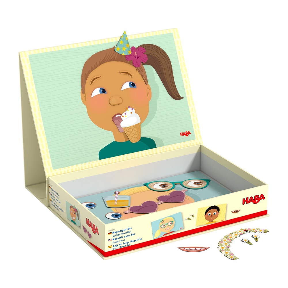 Haba Magnetic game box Funny Faces