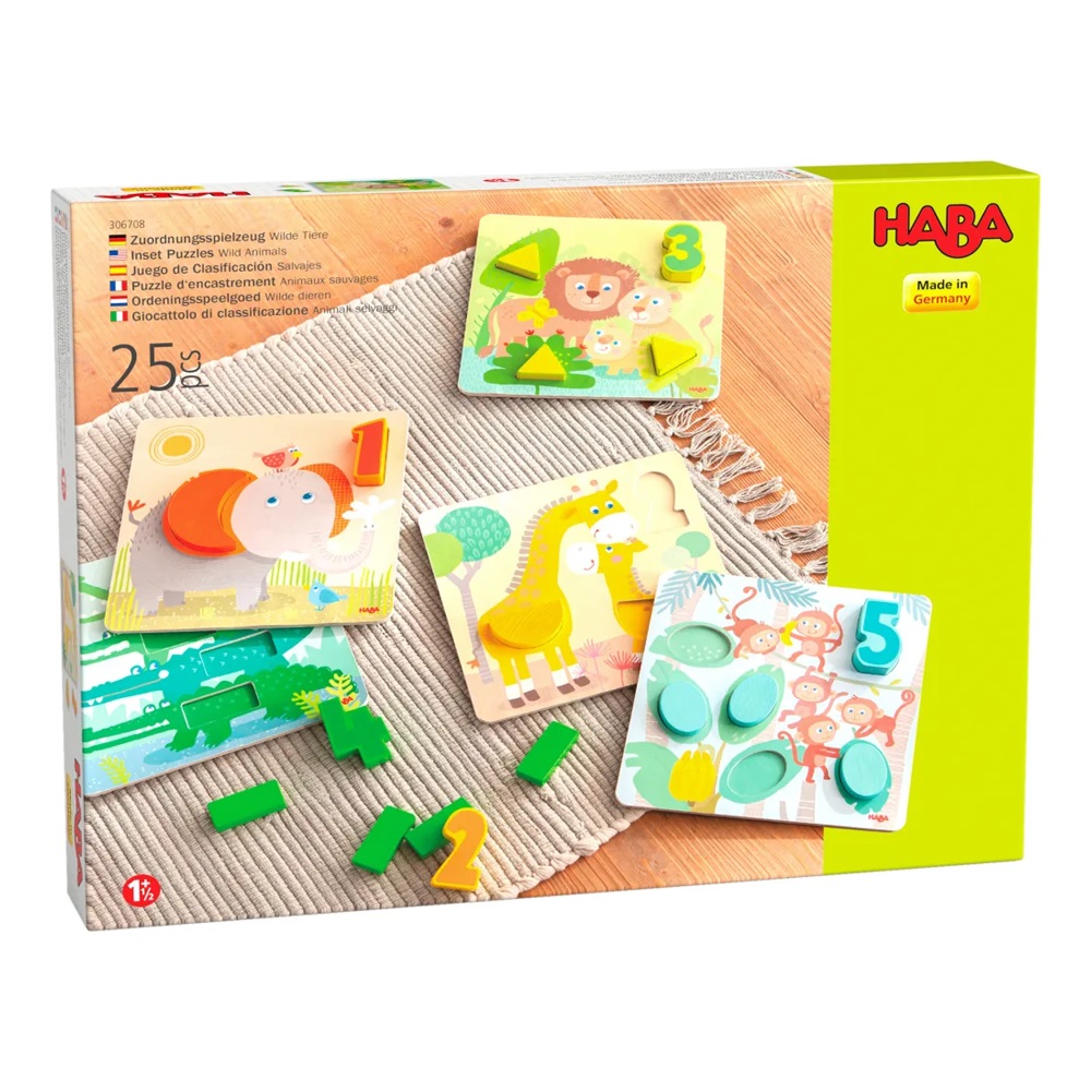 Haba Inset Puzzles Wild Animals