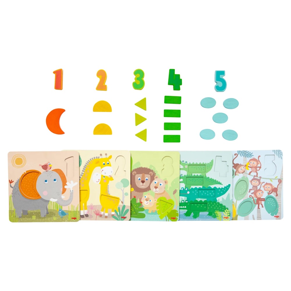 Haba Inset Puzzles Wild Animals