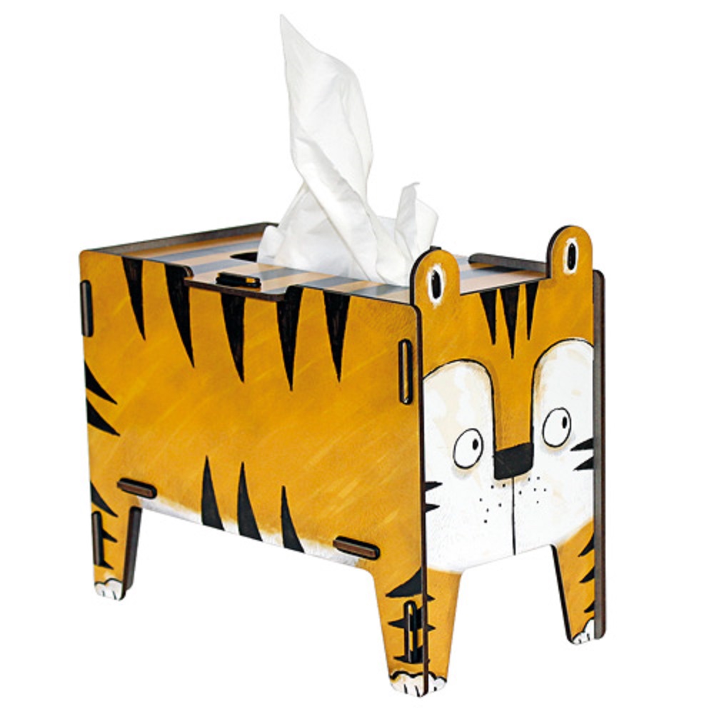 Vierbeiner TISSUE-BOX - Tiger