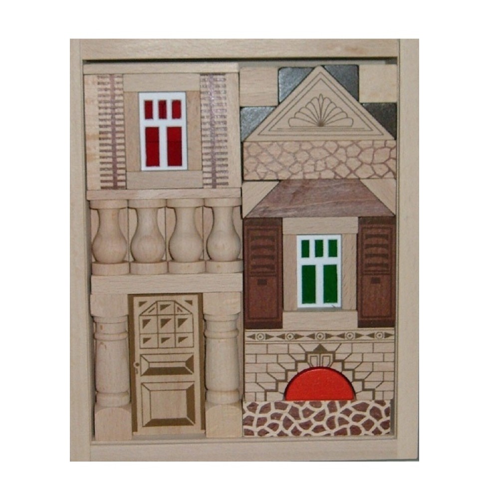 Ebert Wooden blocks 49 pcs in case