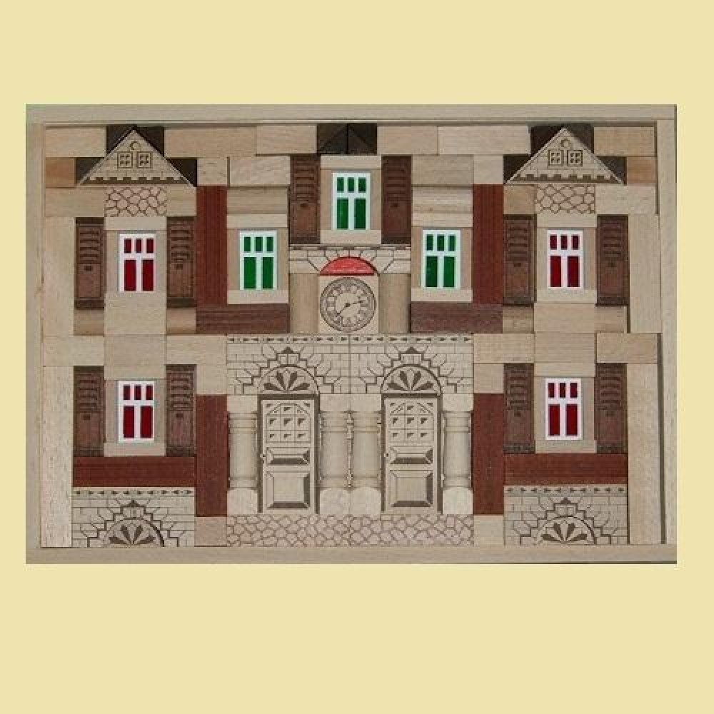 Ebert Wooden blocks 150 pcs in case Noblesse