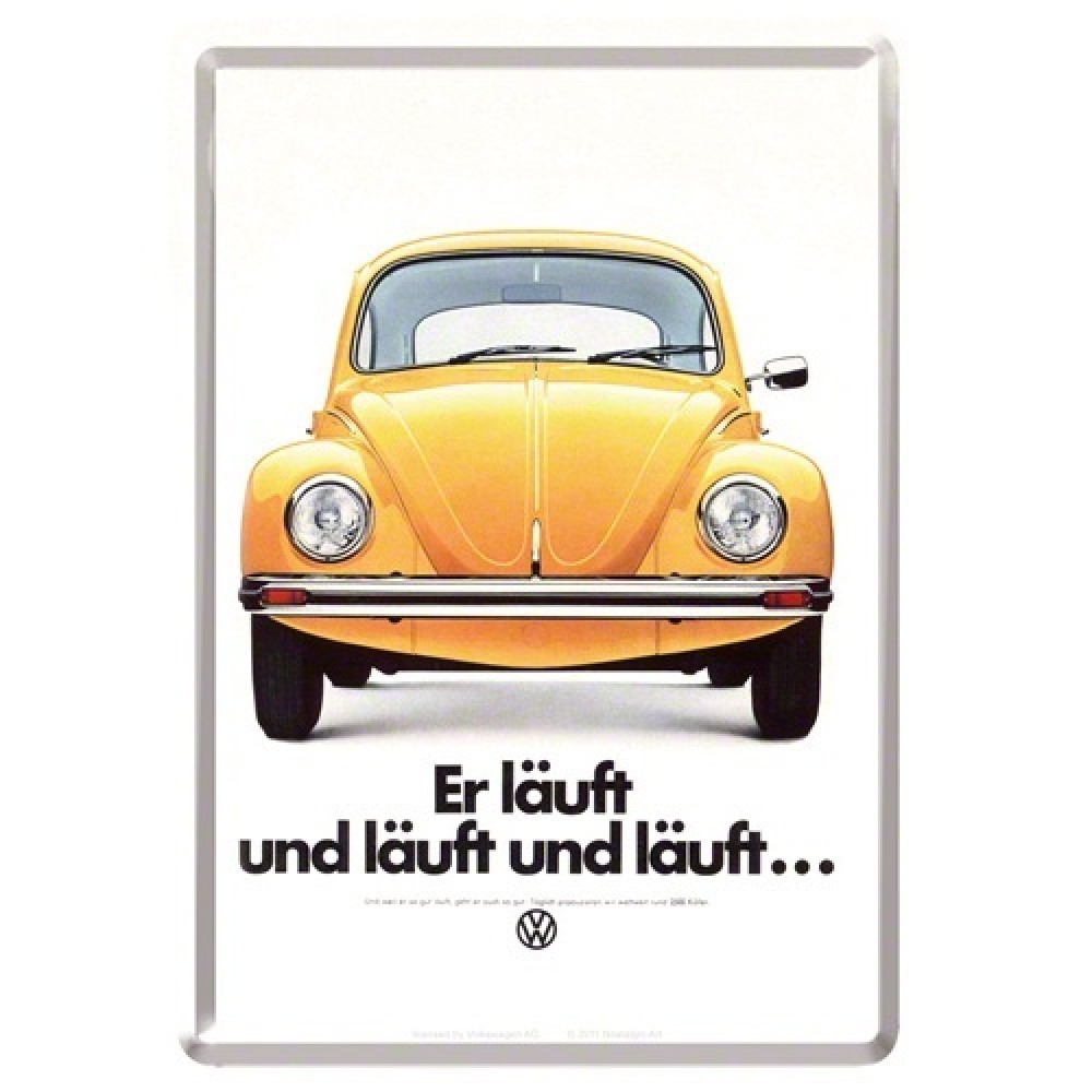 Nostalgic Μεταλλική κάρτα σε φάκελο "VW Er lauft" ...