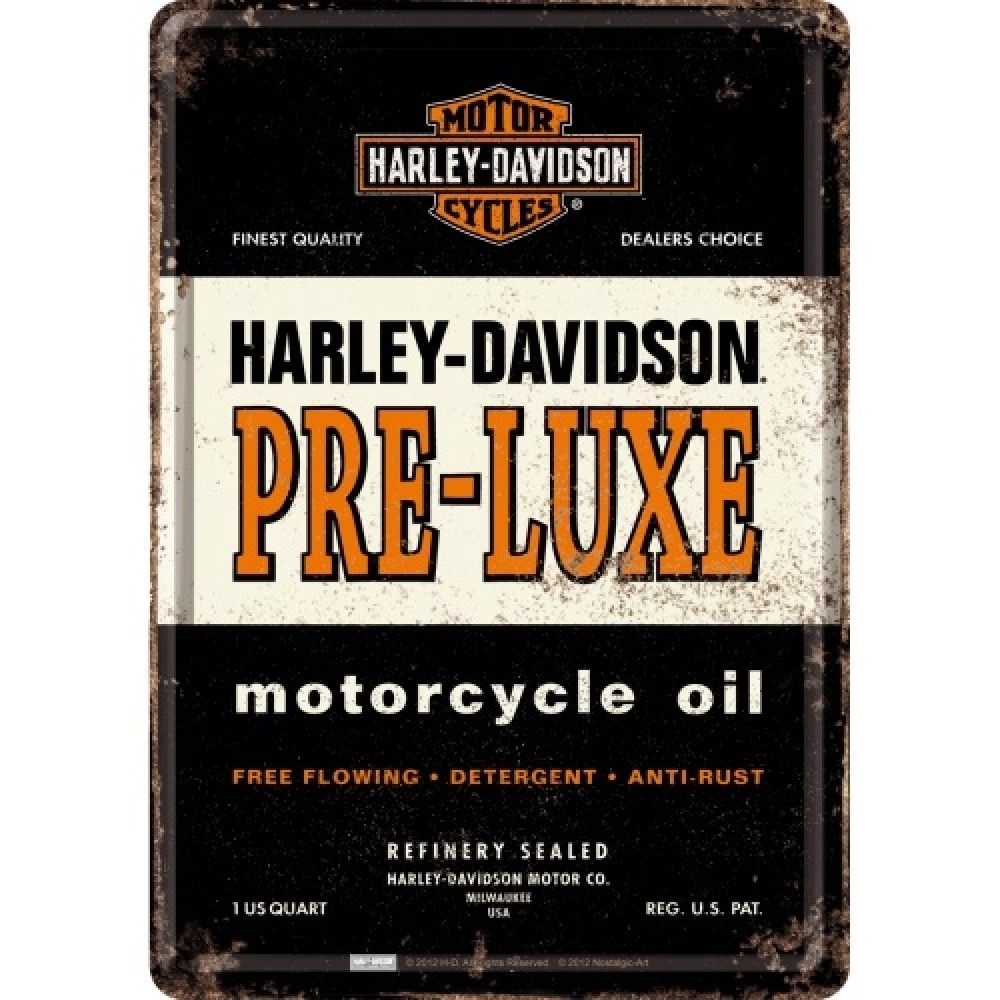 Nostalgic Μεταλλική κάρτα σε φάκελο. Harley-Davidson PRE-LUXE
