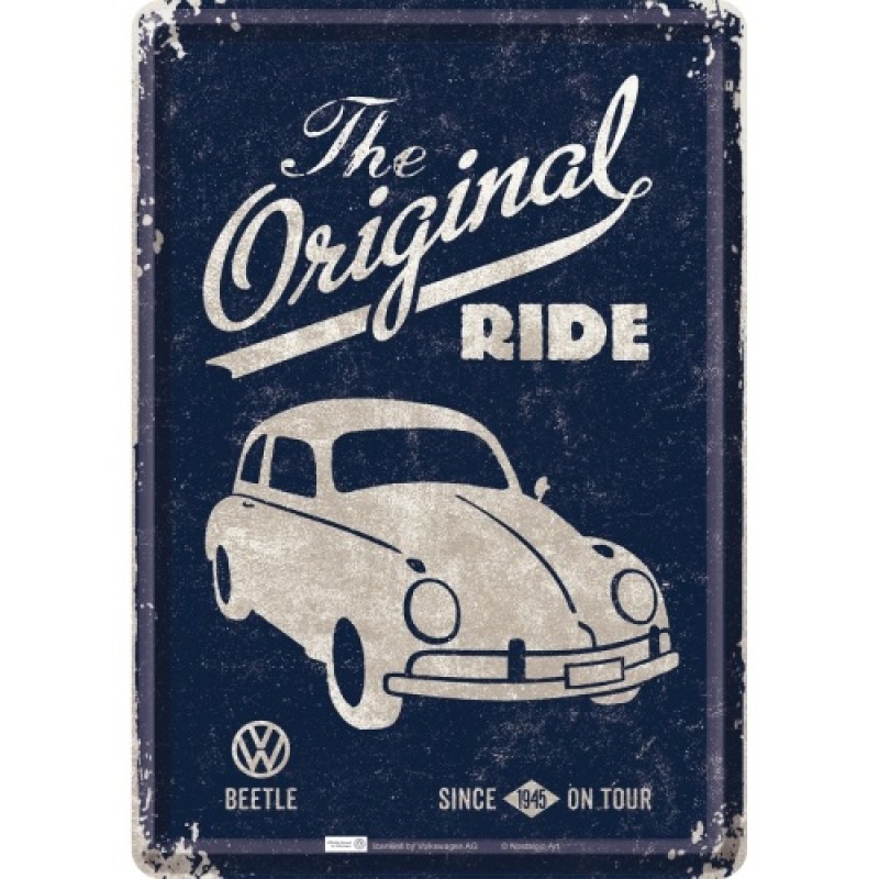 Nostalgic Μεταλλική κάρτα σε φάκελο 'Volkswagen VW Beetle'