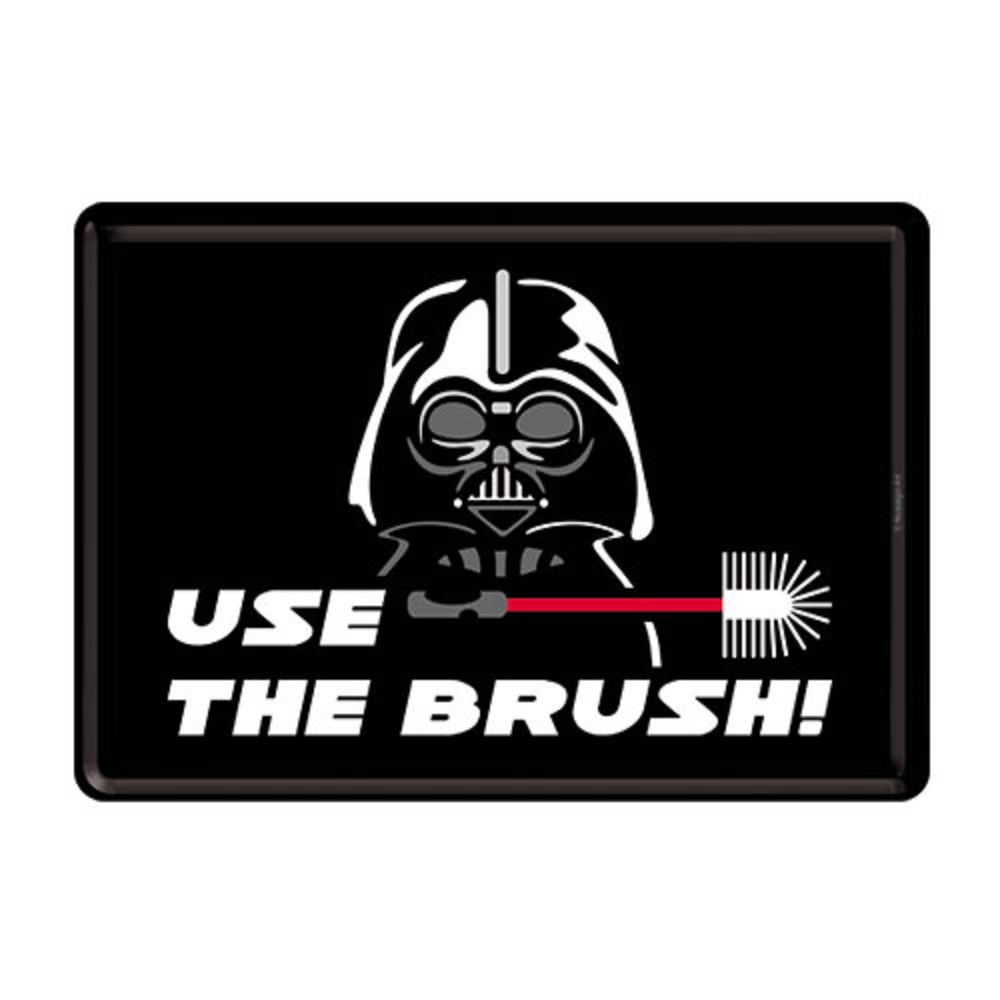 Nostalgic Metal Card SMILE The Star Wars - Use the Brush