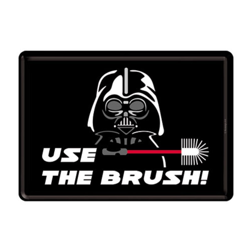 Nostalgic Μεταλλική κάρτα σε φάκελο 'SMILE The Star Wars - Use the Brush'