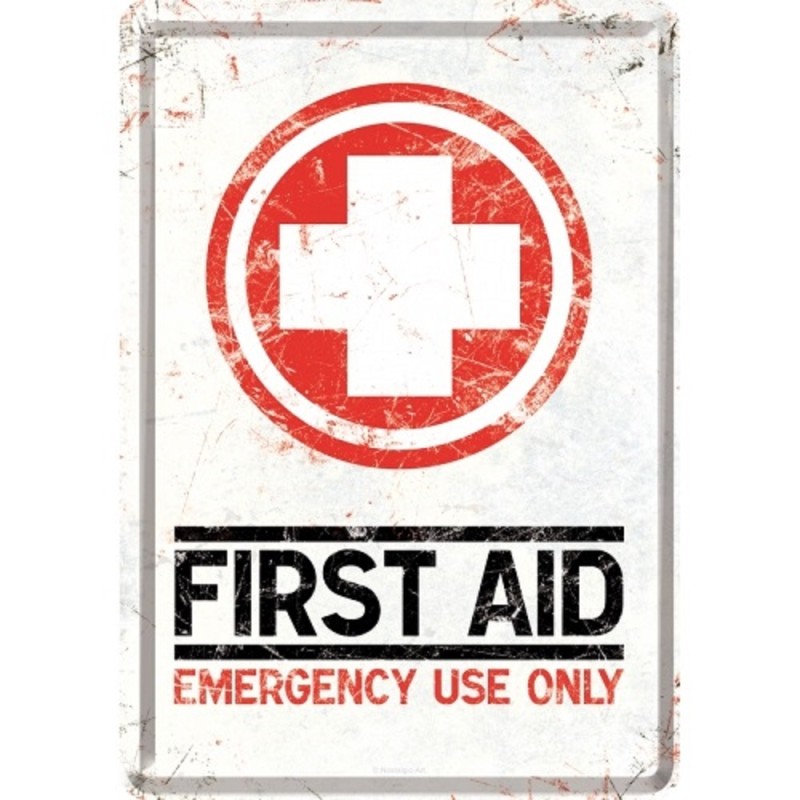 Nostalgic Μεταλλική κάρτα σε φάκελο 'First aid'