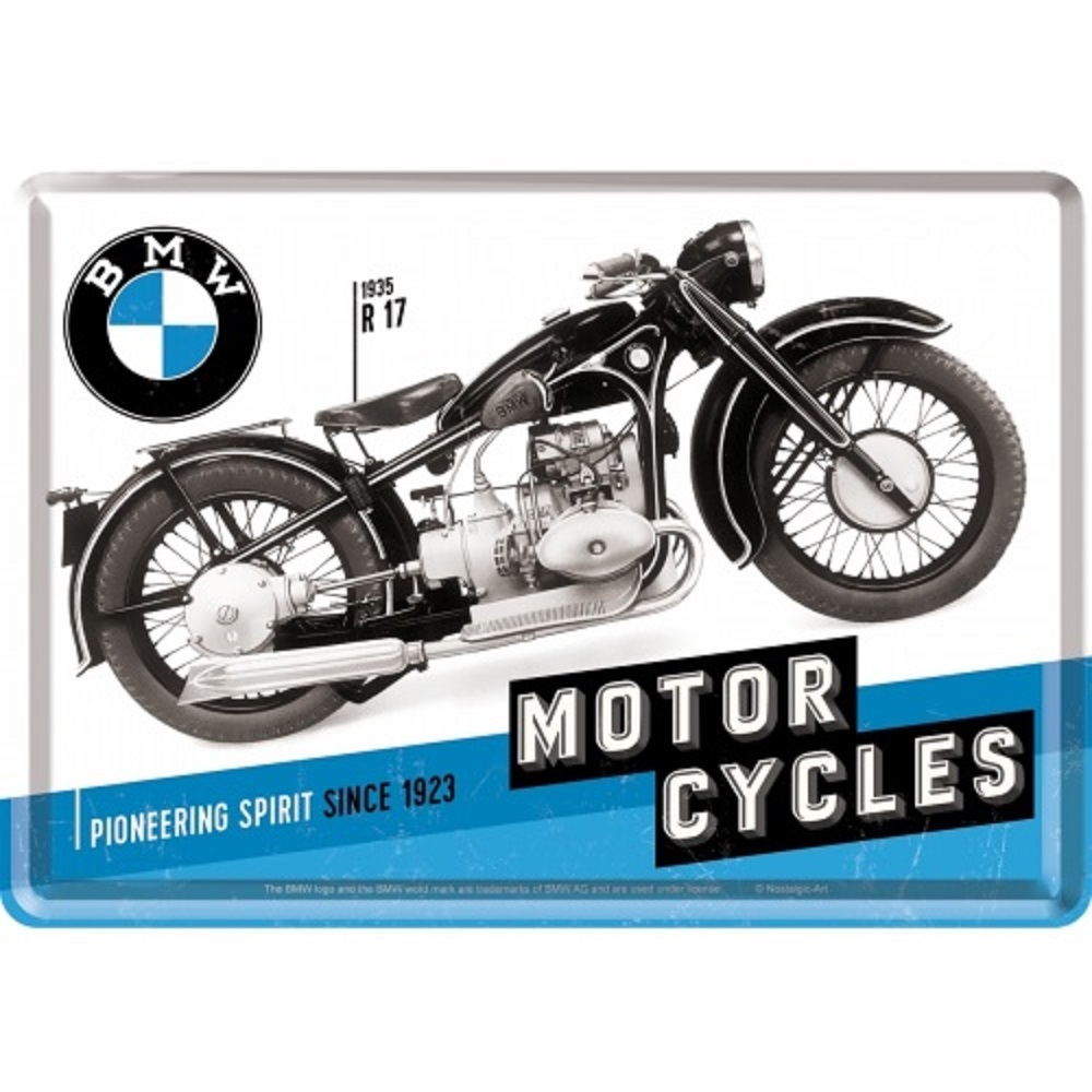 Nostalgic Metal Card 10x14 cm BMW - Timeline