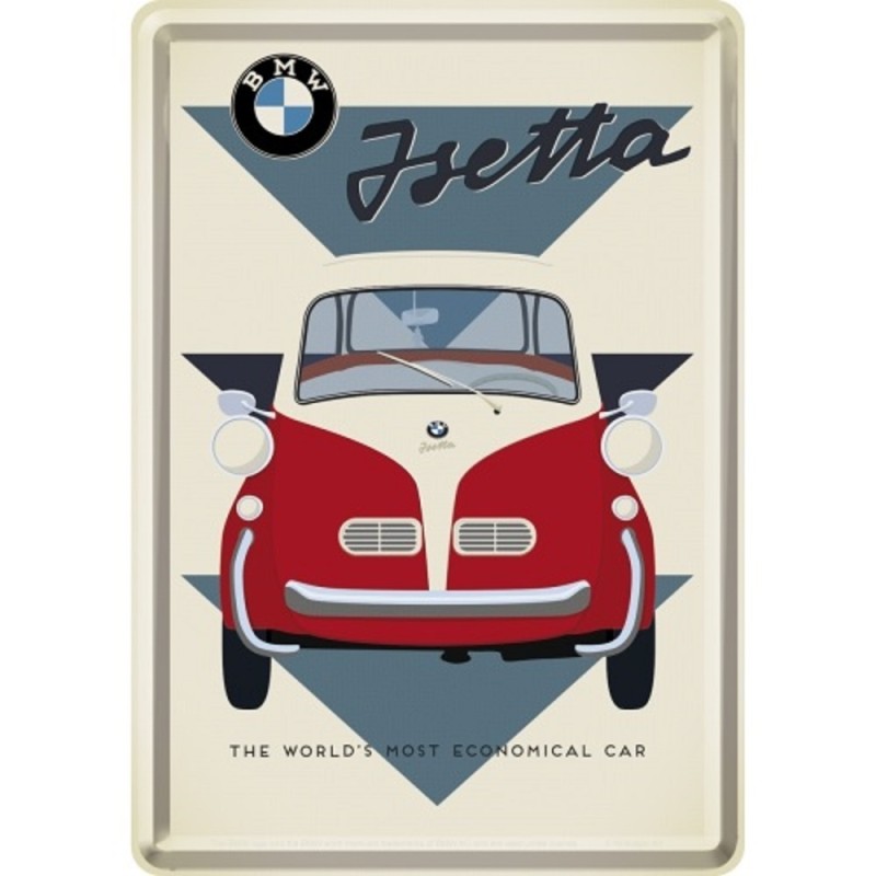Nostalgic Μεταλλική κάρτα σε φάκελο BMW - Isetta Economical Car