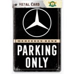 Nostalgic Μεταλλική κάρτα σε φάκελο Mercedes-Benz - Parking Only