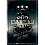Nostalgic Μεταλλική κάρτα σε φάκελο Harley-Davidson - Things Are Different