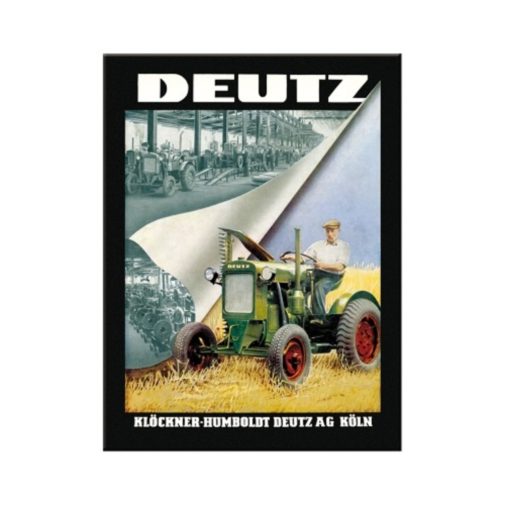 Nostalgic Μεταλλικό μαγνητάκι Deutz Klockner