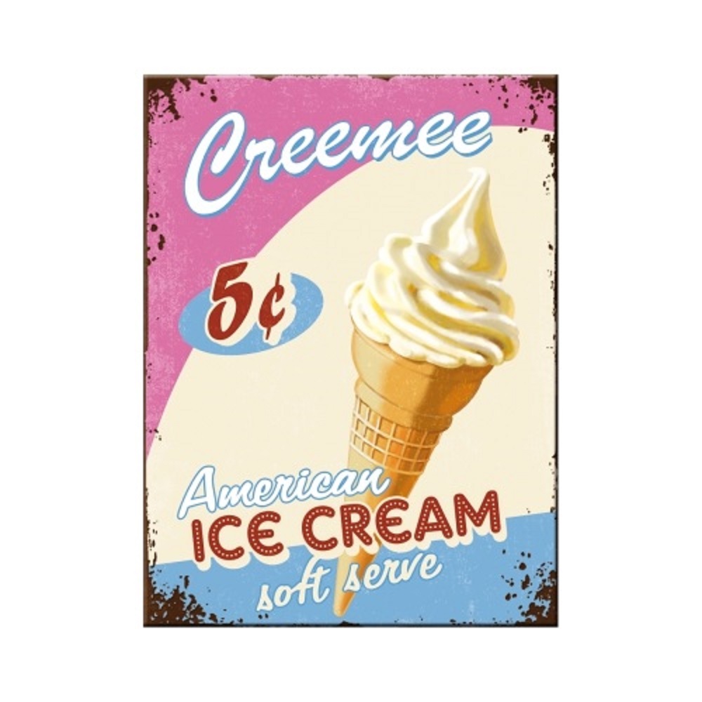 Nostalgic Μεταλλικό μαγνητάκι Ice Cream