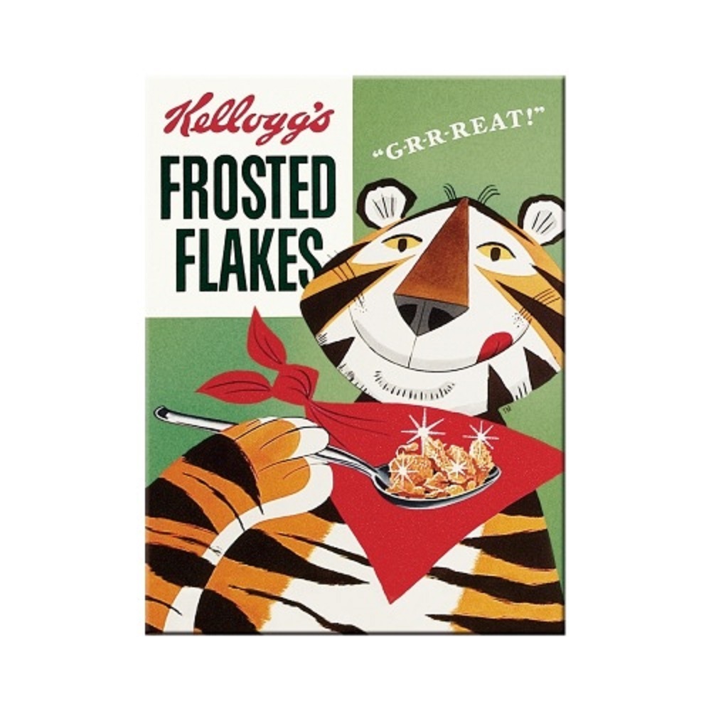 Nostalgic Magnet Kelloggs Frosted Flakes Tony Tiger