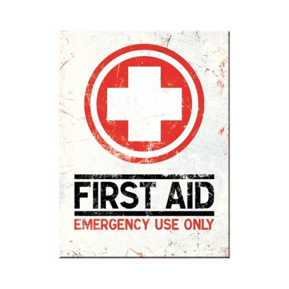Nostalgic Μεταλλικό μαγνητάκι First Aid