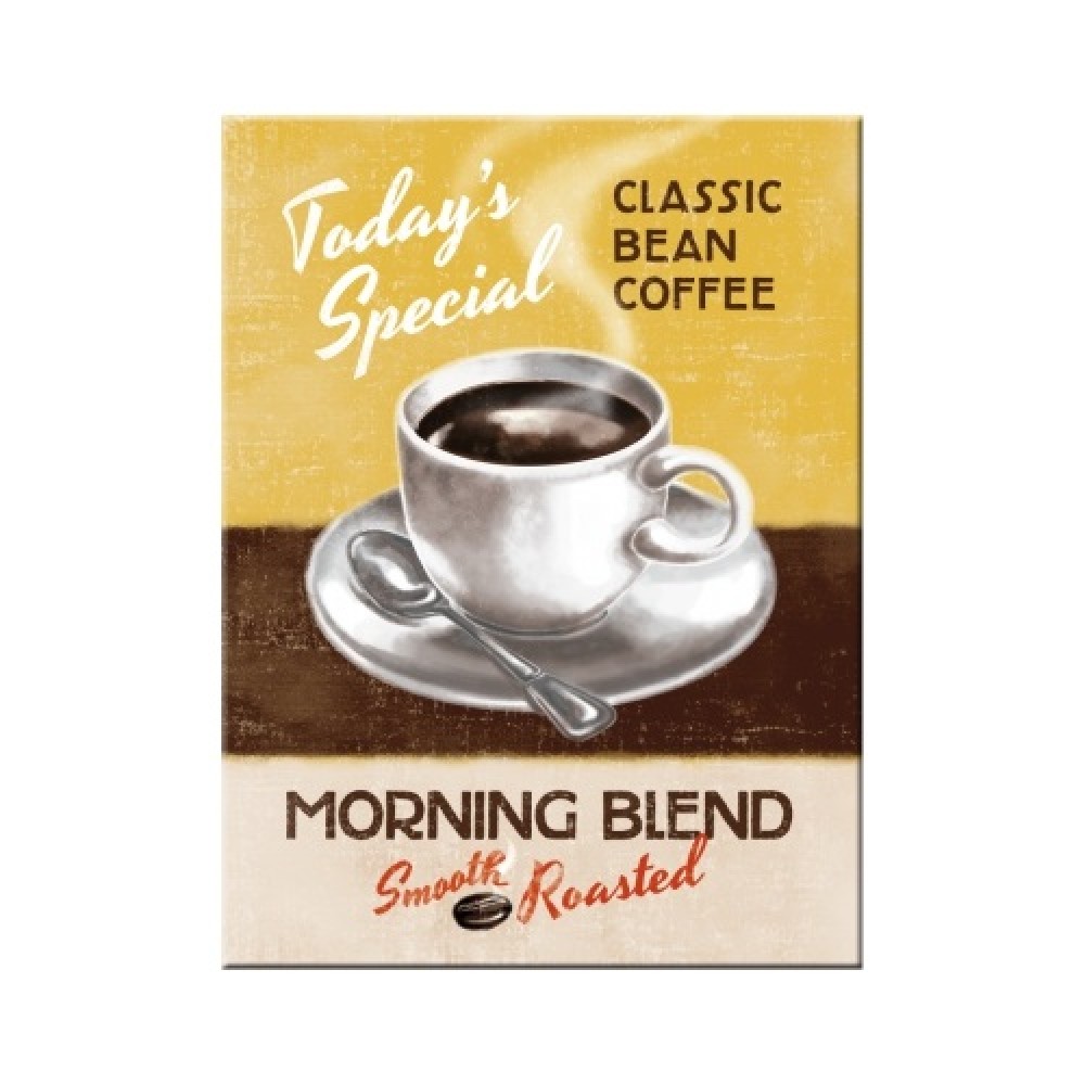 Nostalgic Μεταλλικό μαγνητάκι Coffee and Chocolate Morning Blend