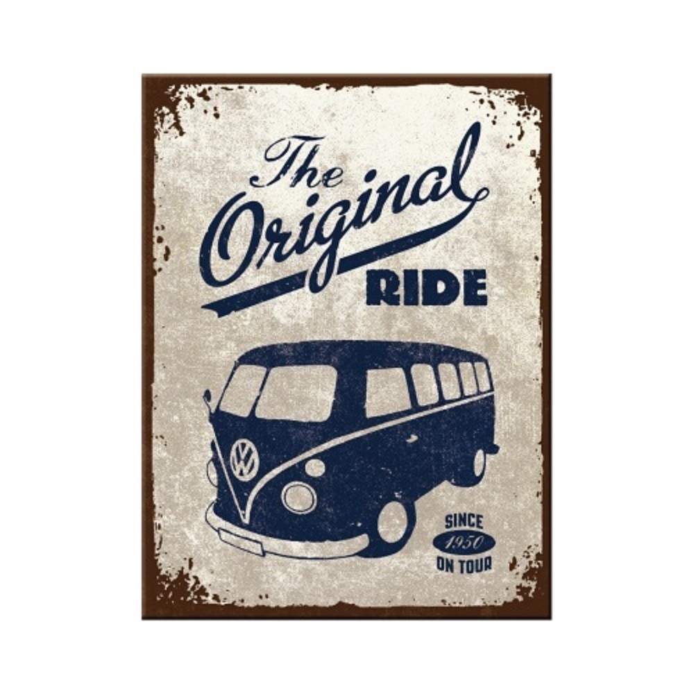 Nostalgic Μεταλλικό μαγνητάκι Volkswagen VW Bulli - The Original Ride