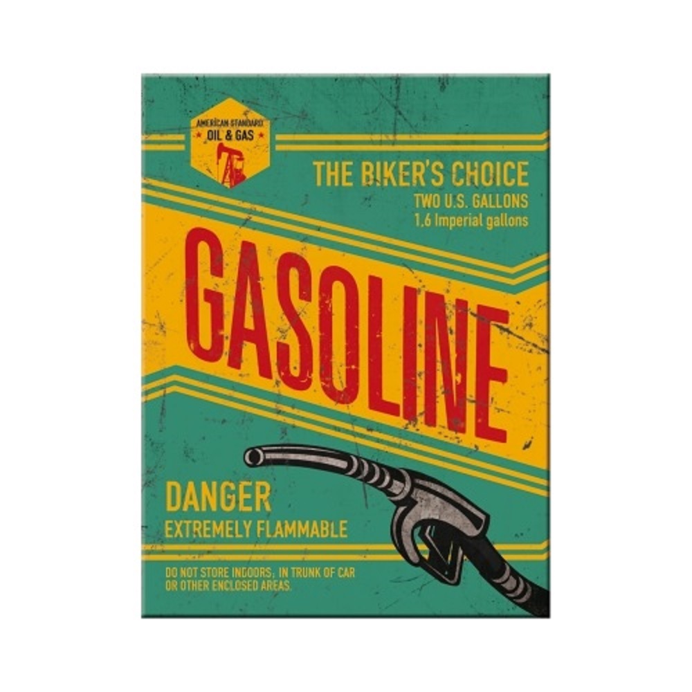 Nostalgic Μεταλλικό μαγνητάκι Best Garage Gasoline