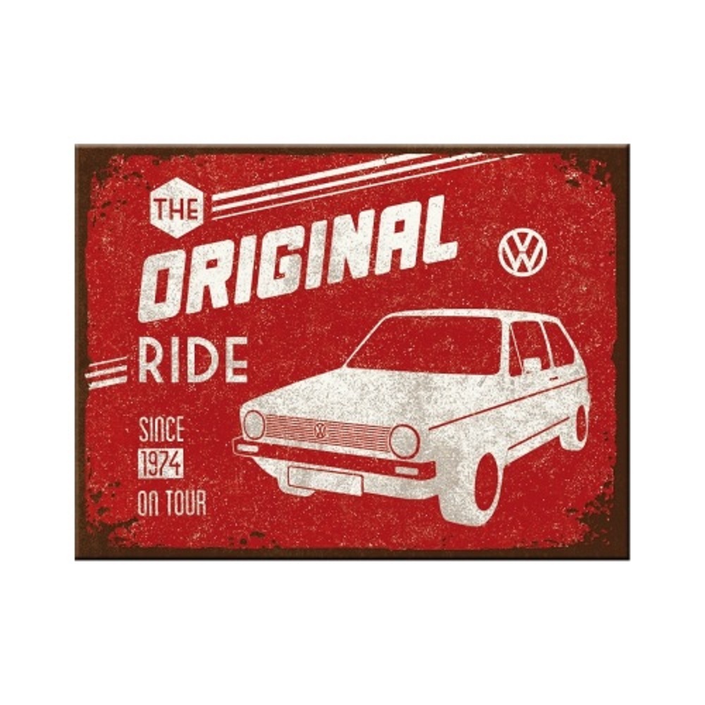 Nostalgic Μεταλλικό μαγνητάκι VW Golf - The Original Ride