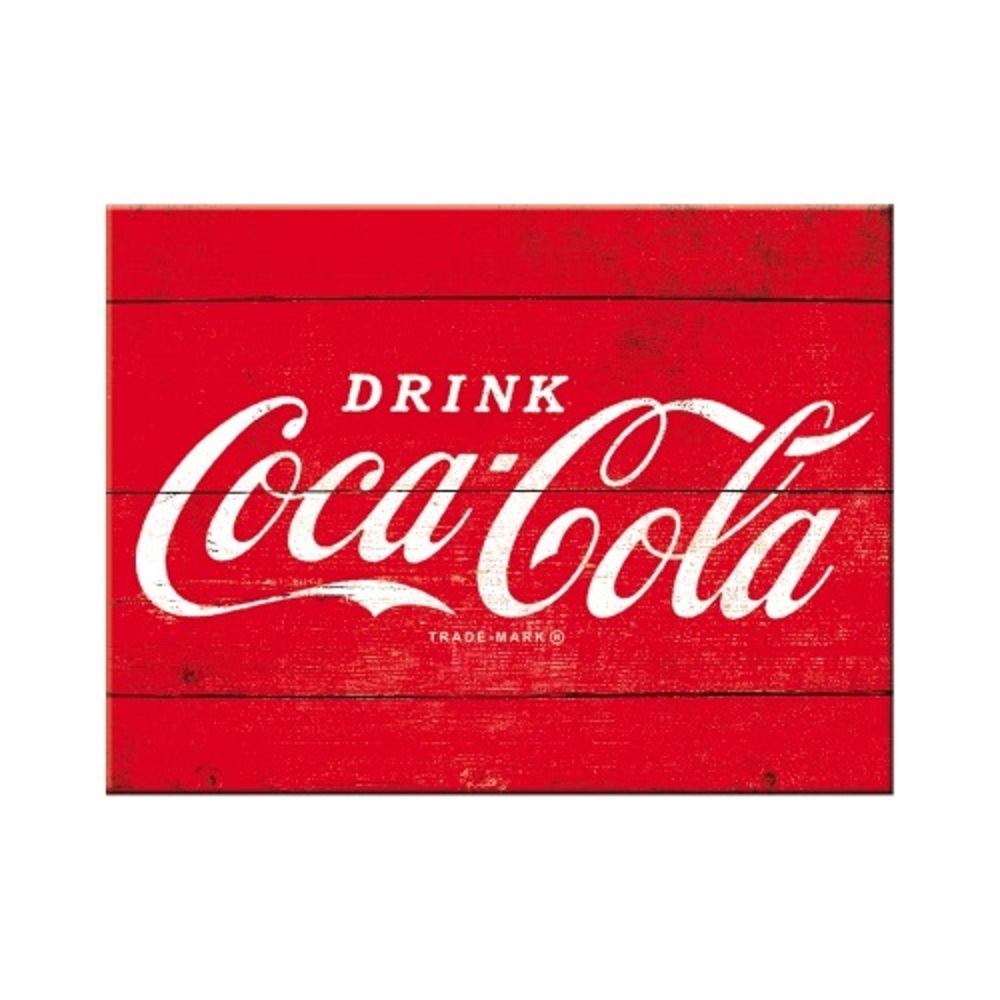 Nostalgic Μεταλλικό μαγνητάκι Coca-Cola - Logo Red